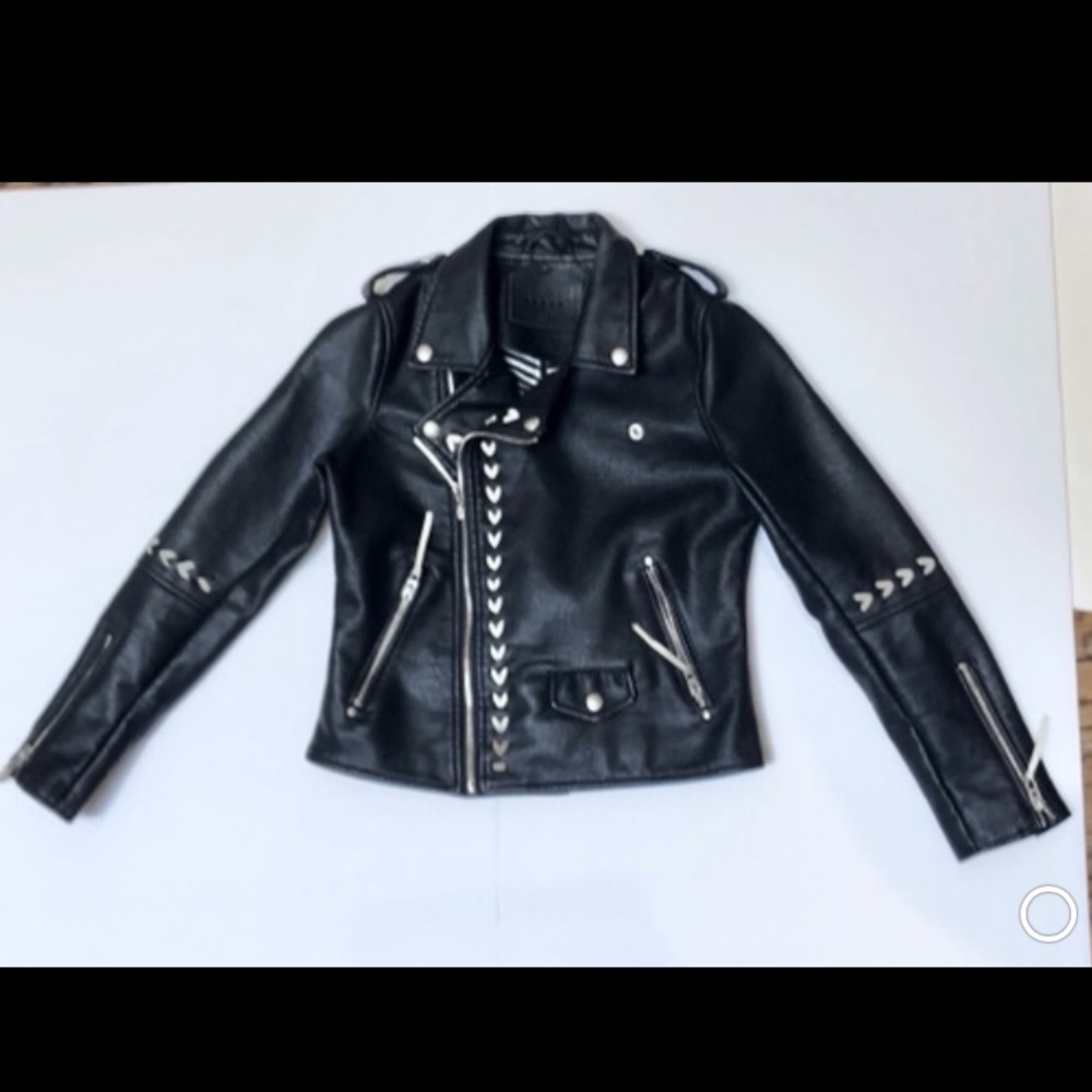 Girls leather jacket